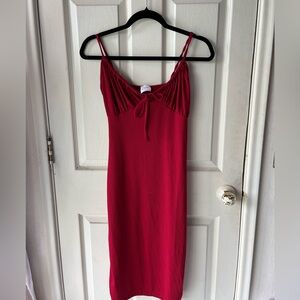 Elegant Red Women's Dress